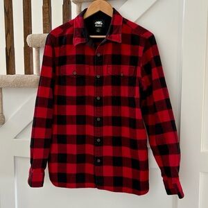 Roots Buffalo Plaid Shirt Men’s Size L